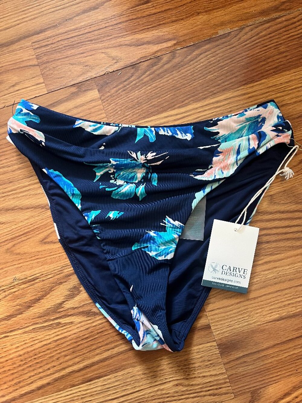 Carve Designs Danica Bikini Bottom - M - Stargazer Floral